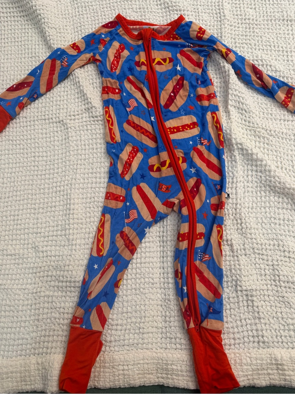 Kiki+Lulu 12-18m classic zipper pajamas